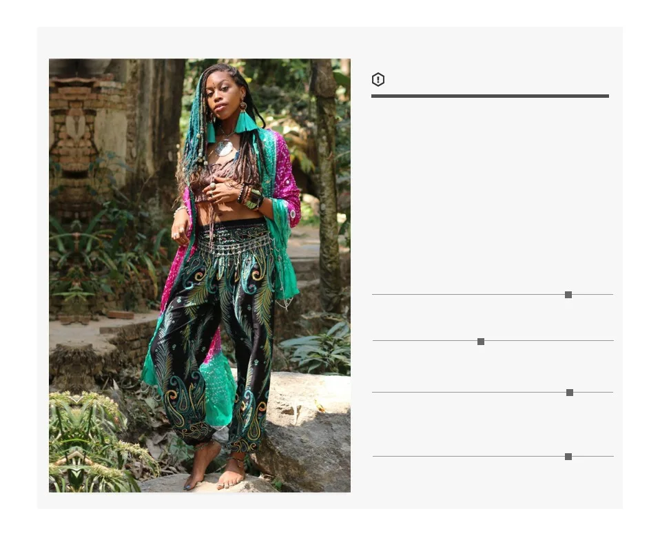 Bohemian Indian Yoga Pants Ethnic Style Wide Leg India Pants Large Crotch Women Belly Dance Mandala Hippie Boho Trousers