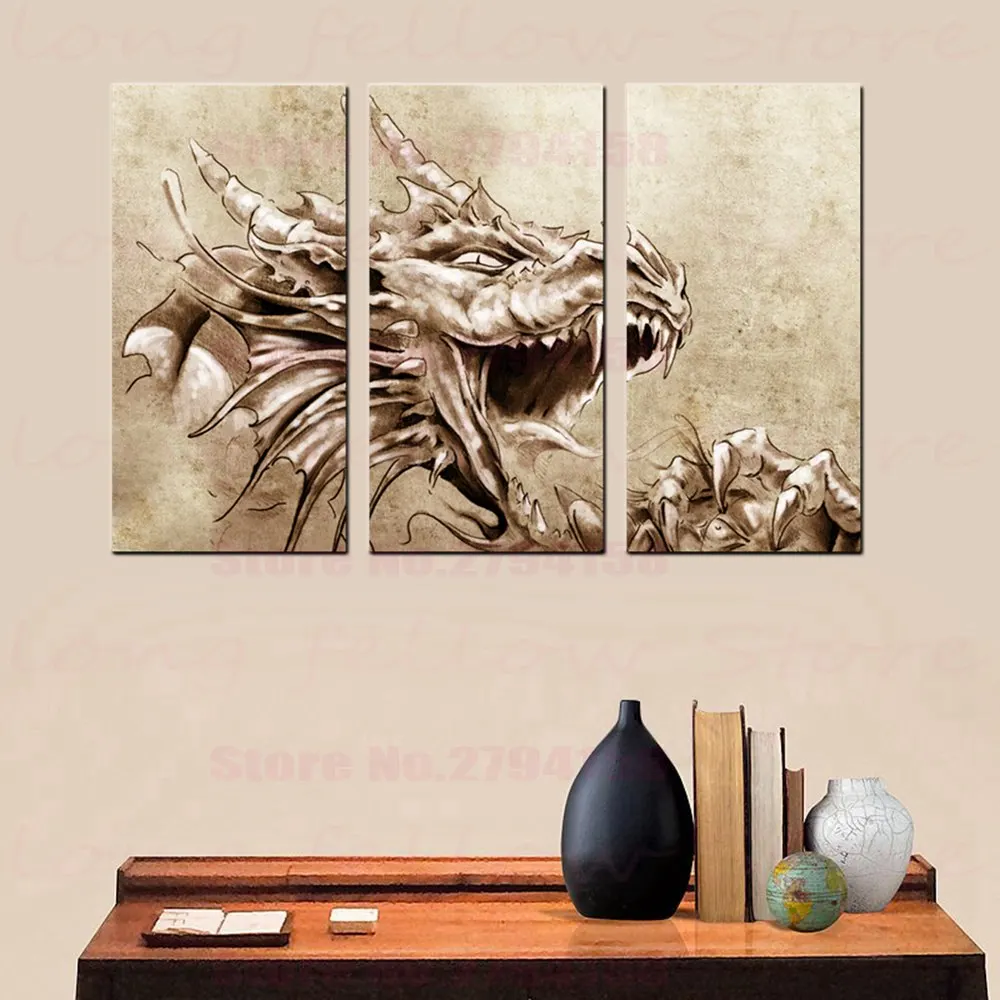 Винтажная холщовая картина с изображением шефа и черепа коричневый карандаш