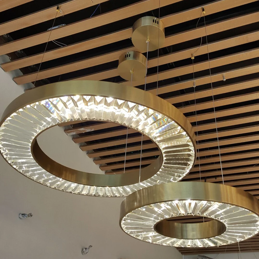 Гарантия, светодиодный хрустальный светильник, люстра, современное освещение, AC110V 220 V, блестящий светодиодный светильник для столовой, гостиной, подвесной светильник