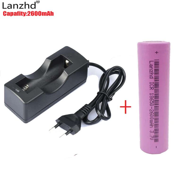Зарядное устройство для аккумуляторов 18650 с набором зарядных устройств 2600 мАч