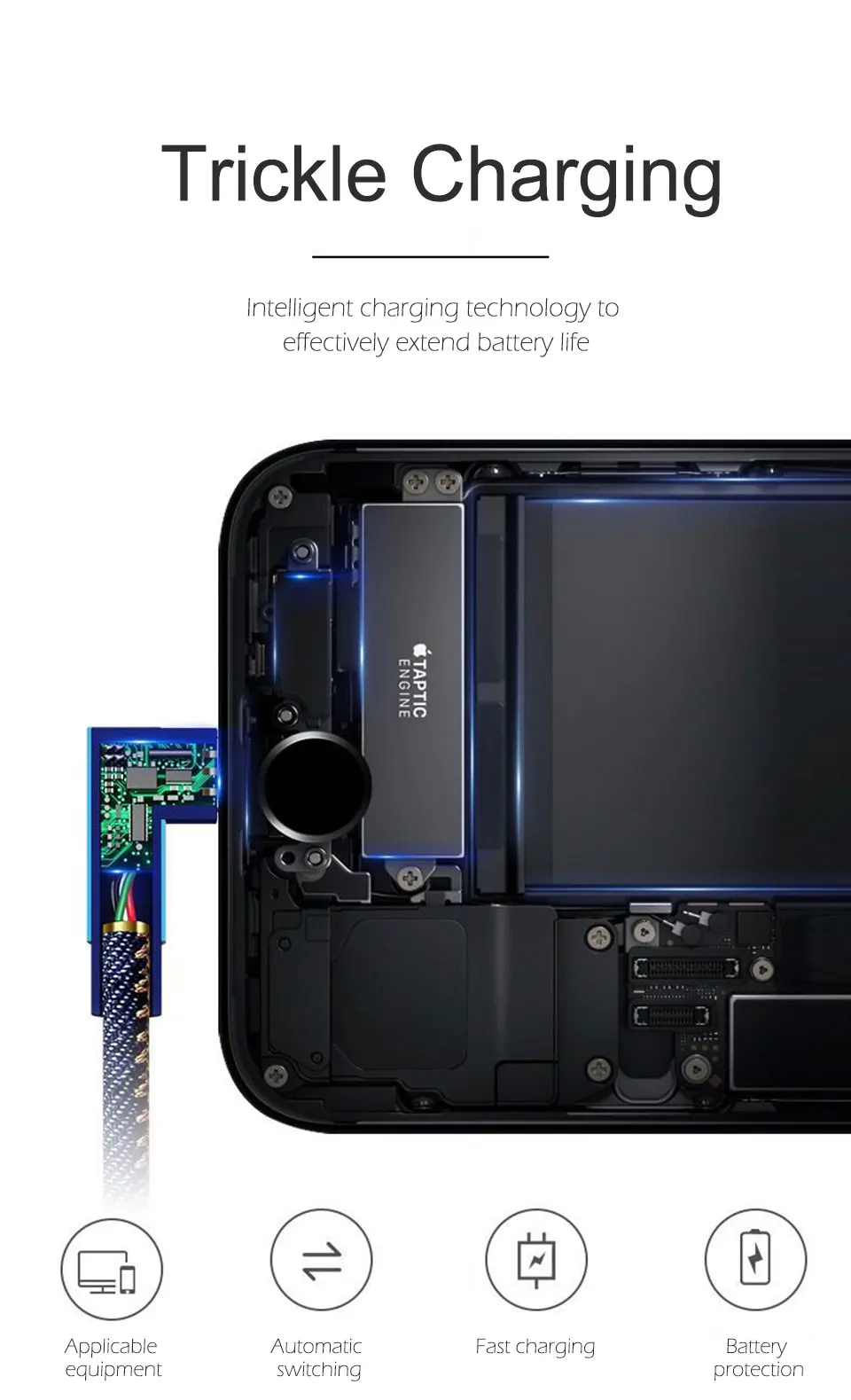 Кабель для мобильного телефона USB iOS type C Micro кабель для быстрой зарядки Android телефонный кабель для передачи данных тип-c устройств 1 м 2 м с системой Android