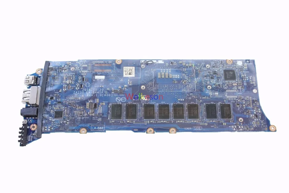 SHELI для DELL XPS 9343 Материнская плата ноутбука W/I5-5200 cpu CN-0WF2C3 0WF2C3 WF2C3 ZAZ00 LA-B441P 8 Гб ram test ok