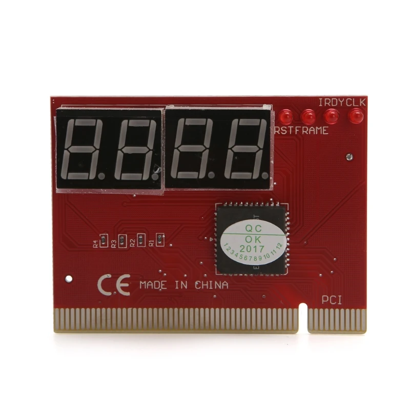 Новый компьютерный PCI открытка материнская плата светодиодный 4 разрядный