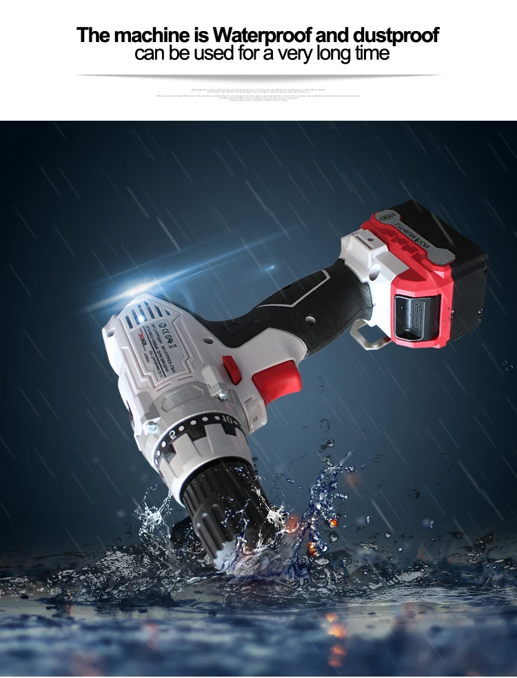 NEWONE 12V Аккумуляторная Литиевая Перезаряжаемые Двухступенчатая дрель/драйвер и угловая шлифовальная машина с светодиодный фонарик лампа фонарь на высокоточном оборудовании