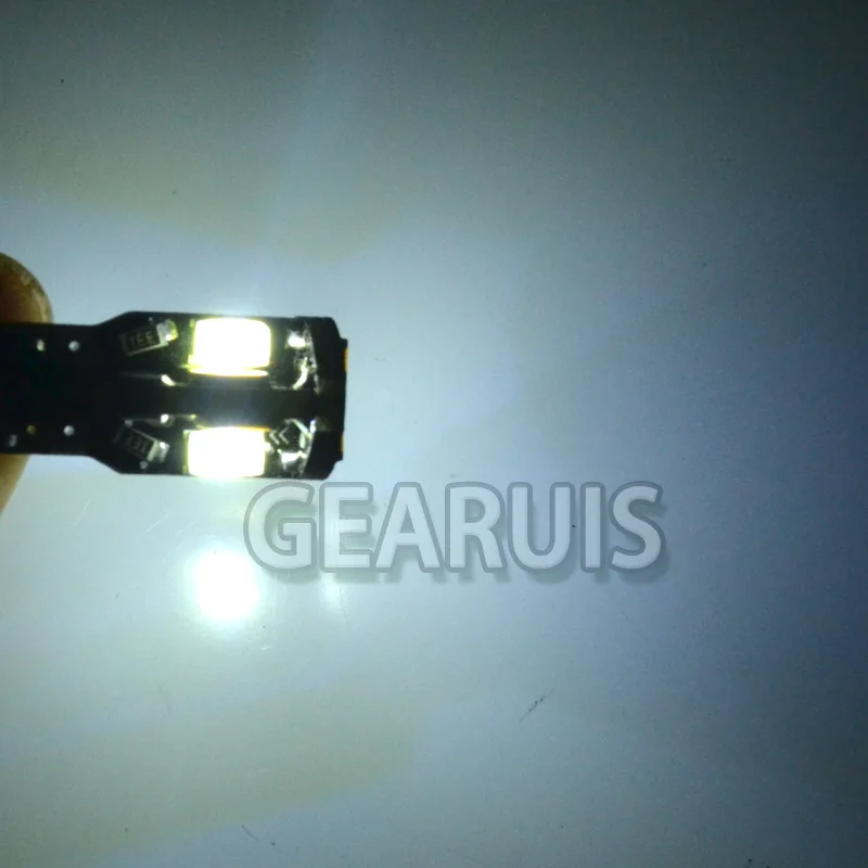 100 шт. Автомобильные светодиодные лампы T10 CANBUS 10 SMD 5630 194 W5W 501 5050 10SMD | Автомобили и