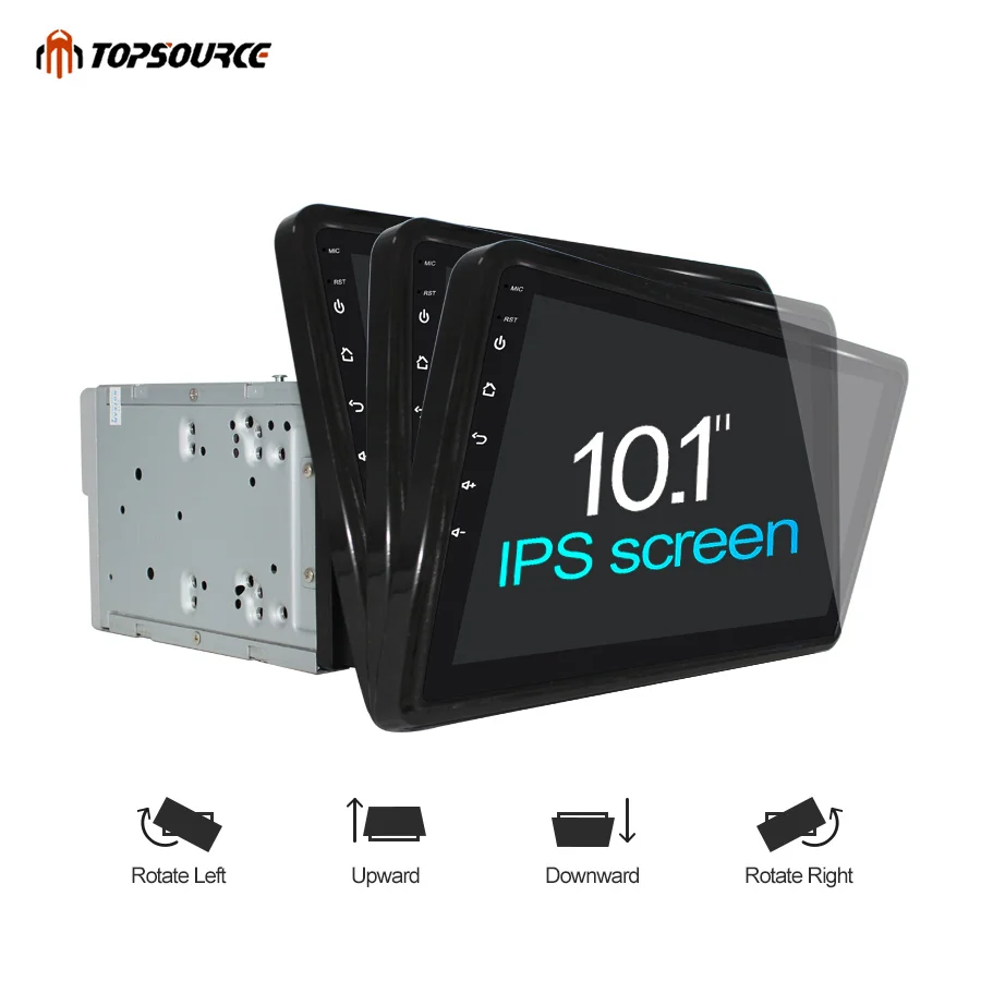 Topsource Автомобильный мультимедийный плеер Android 6 0 двойной Din 10 1 &quotАвтомобильный