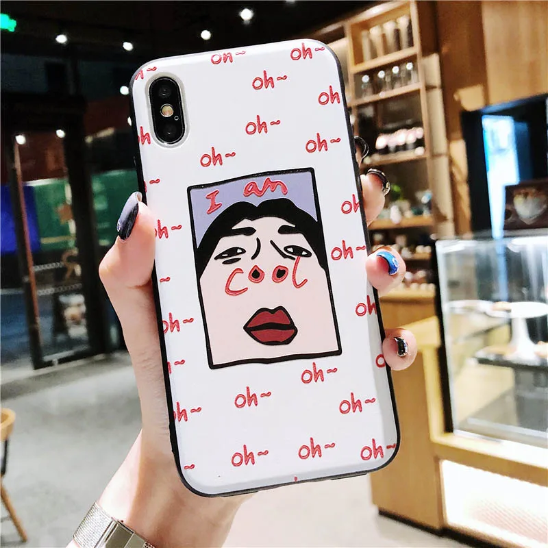 Чехол для телефона с сердечками iphone XR XS Max X 8 7 6 6s Plus Модный стильный мягкий чехол