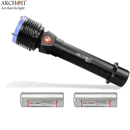 ARCHON D22-II светильник для дайвинга CREE XM-L2 U2 max 1200 люмен фонарь для дайвинга подводный 100 м водонепроницаемый светильник для дайвинга - Испускаемый цвет: D22-II Battery