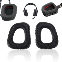 1 pair replacement ear pads cushions earmuffs replace ear pads for logitech g35 g930 g430 f450 headphones headset case cover new