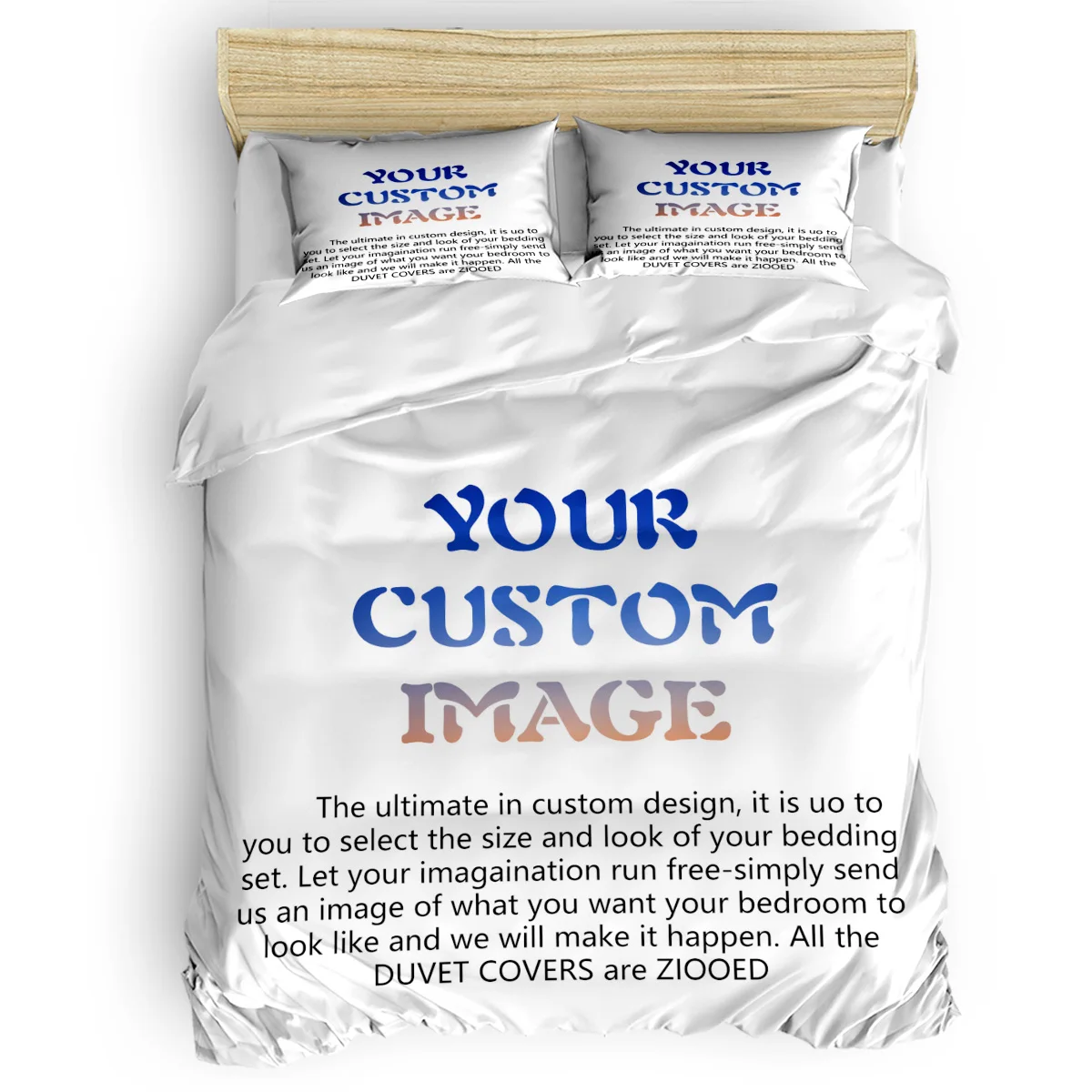 4 шт. набор постельных принадлежностей 3D с цифровой печатью сделанные на заказ