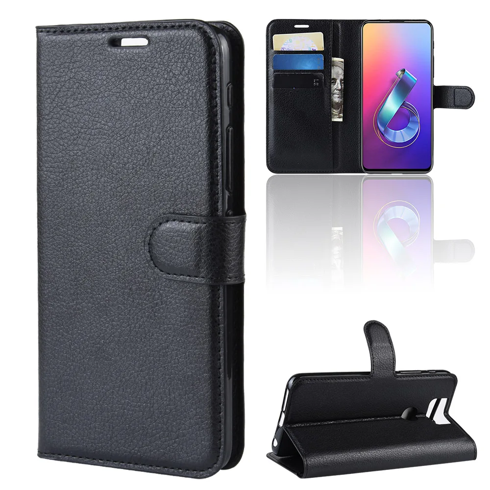 Чехол для телефона ASUS Zenfone 6 ZS630KL откидная Обложка на заднюю панель из