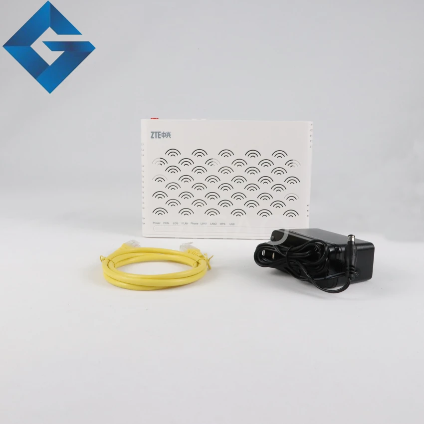 Бесплатная доставка/Оригинальный Новый ZTE F612W GPON ONU ONT 2FE + 1TEL wifi ZXHN маршрутизатор SIP