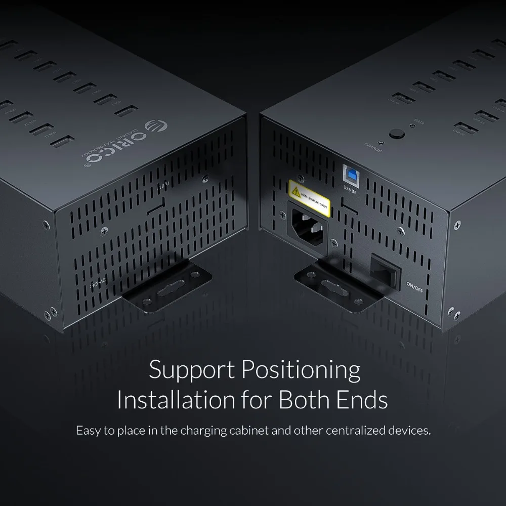 ORICO 30 портов usb-хаб тип A Промышленный USB 2,0 мульти usb-хаб разветвитель с 2 моделями передачи данных зарядки
