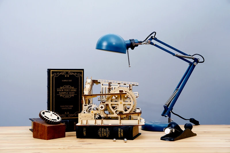 Robotime DIY Cog Coaster Magic Творческий мрамор Run деревянная игра Модель Строительство Наборы сборки игрушка в подарок для детей и взрослых LG502