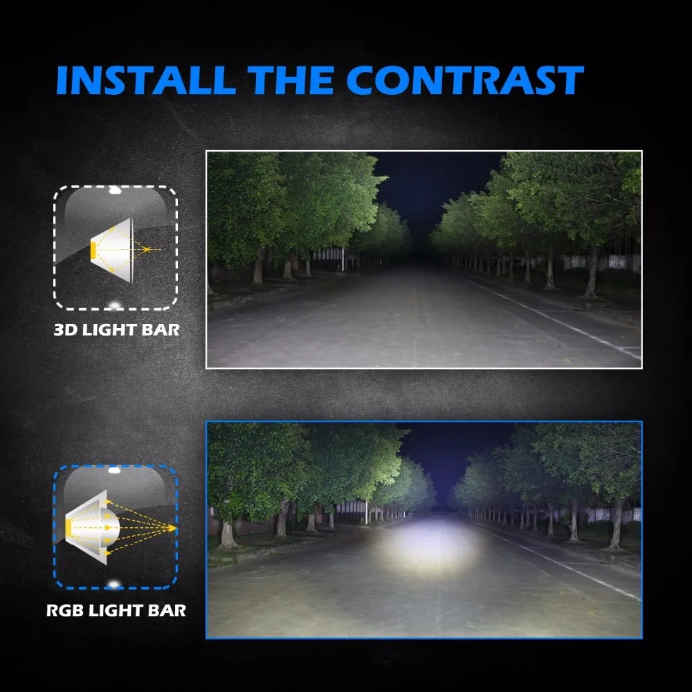 5D RGB прямой светодиодный светильник бар Подключение Strobe Flash многоцветный для