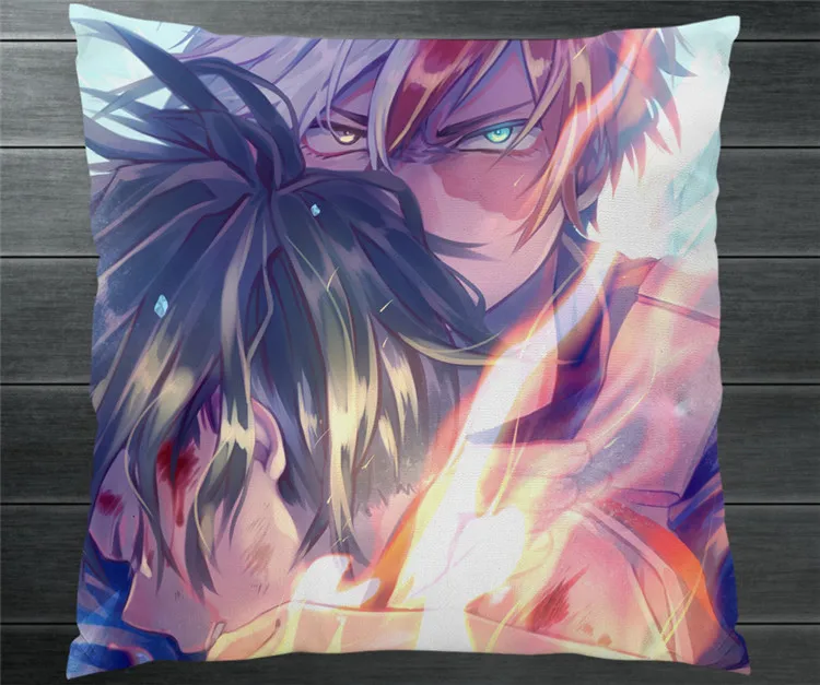 Моя геройская Академия Izuku Midoriya Todoroki Shoto Yaoi BL сексуальный двухсторонний чехол для