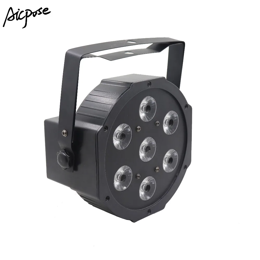 4 шт./лот 7x18 Вт 6 в 1 Par Led свет RGBWA УФ пластик Par свет 7*18 Вт Led Par окрашивание света стены шайба для сцены Свадебная дискотека