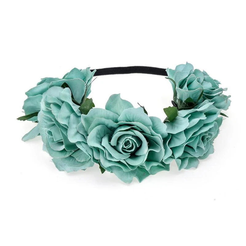 Женский свадебный головной убор большая розовая лента для волос женщин ободок с