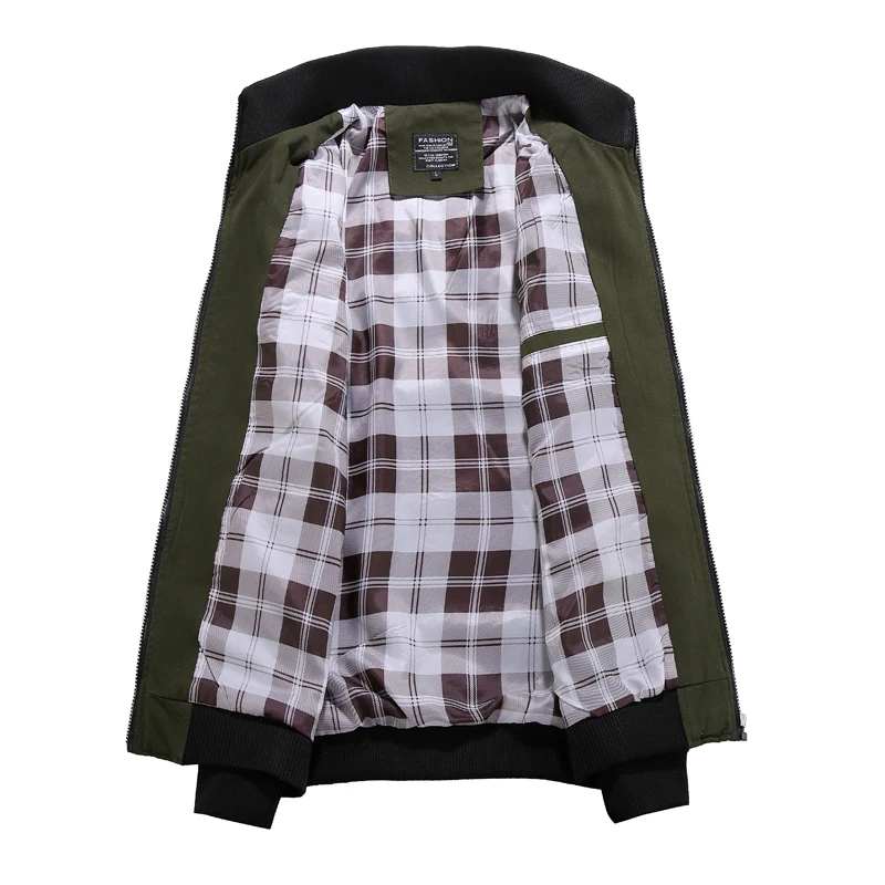 Куртка мужская с воротником-стойкой хлопок приталенный силуэт вареная