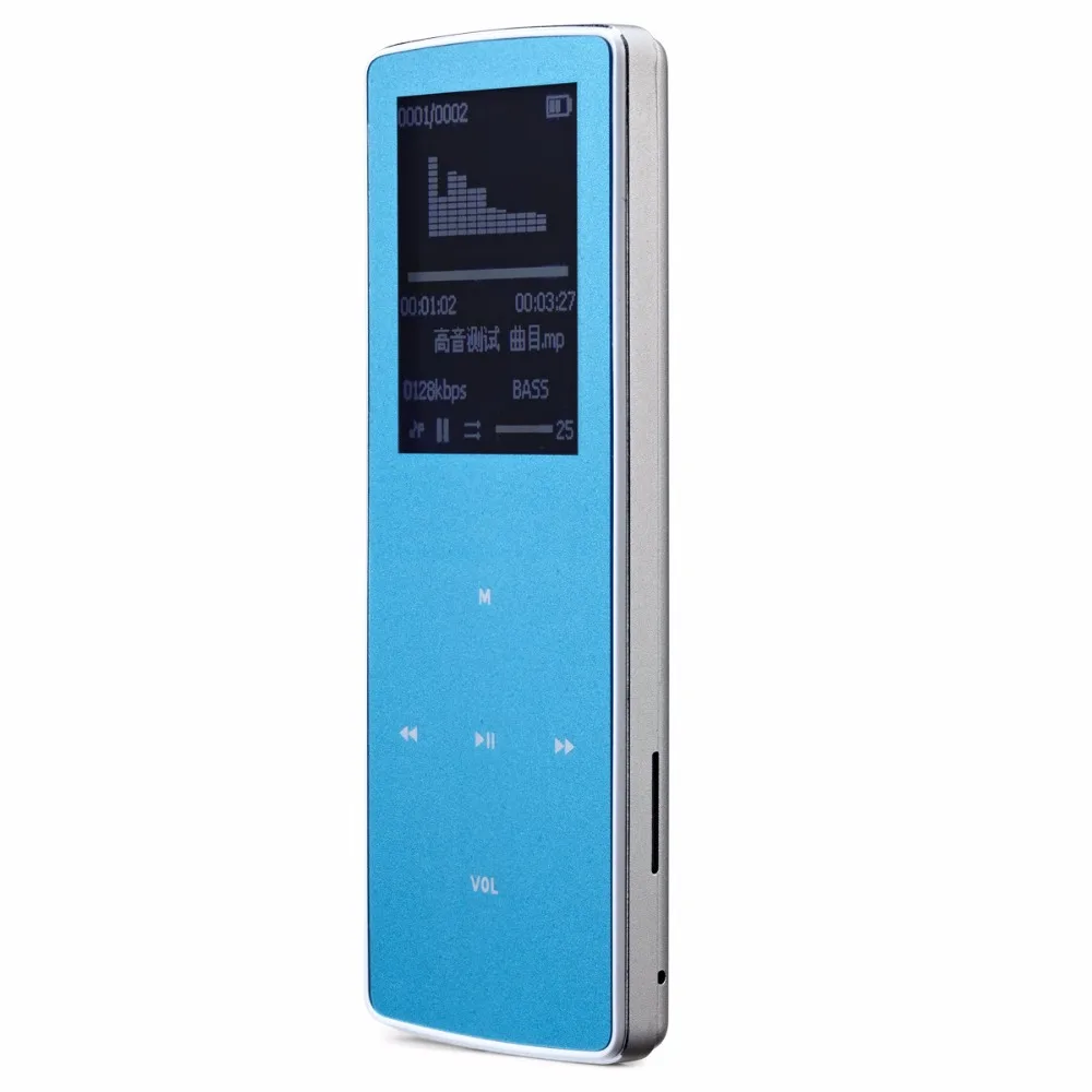 ONN W6 Новые MP3 Стерео HIFI Музыкальный Плеер Портативный Mp3 плеер Поддерживает Часы