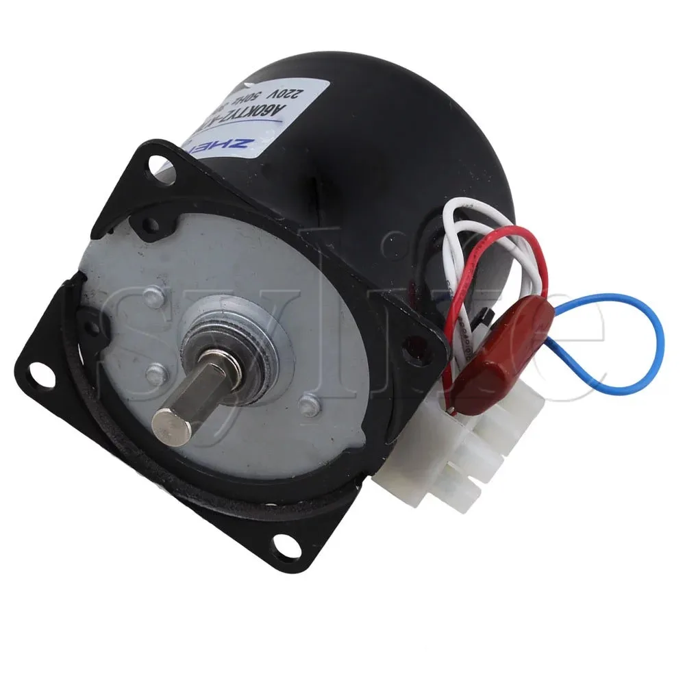 Электрический синхронный редукторный электродвигатель переменного тока 220 в 30