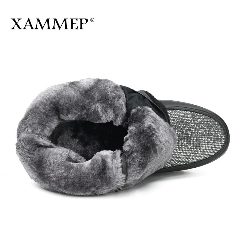 Xammep женская зимняя обувь большой размер высокое качество Брендовая плюшевые и
