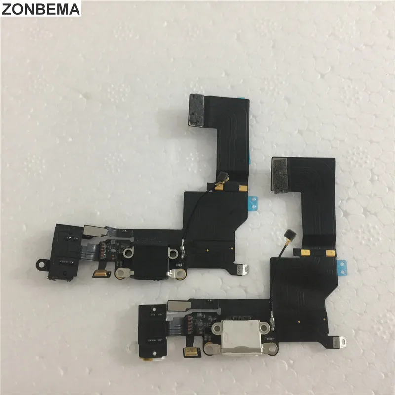 ZONBEMA 20 шт зарядное устройство зарядный порт док USB разъем гибкий аудио-кабель для iPhone 5S