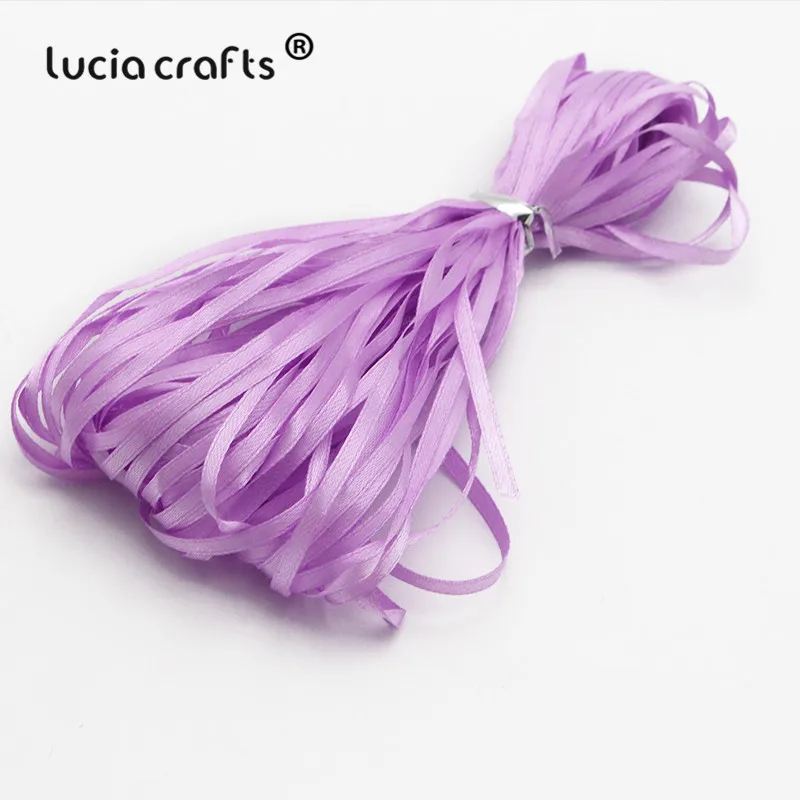 Lucia Crafts 3 мм рождественские атласные ленты для упаковки одежды отделочная лента