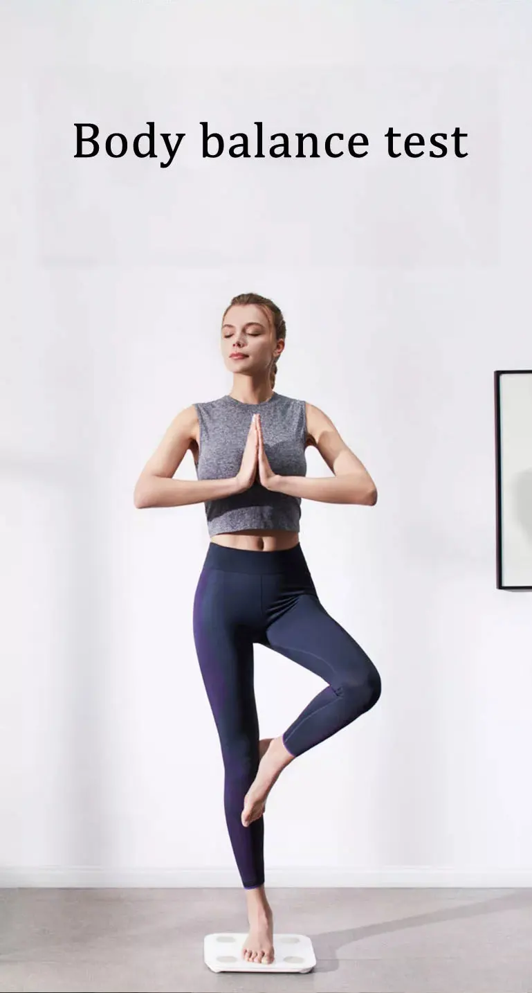 Xiaomi Mijia Smart Bluetooth 5,0 весы для измерения веса тела и жира, тест на баланс, мониторинг данных о здоровье, светодиодный дисплей, точные весы для веса жира