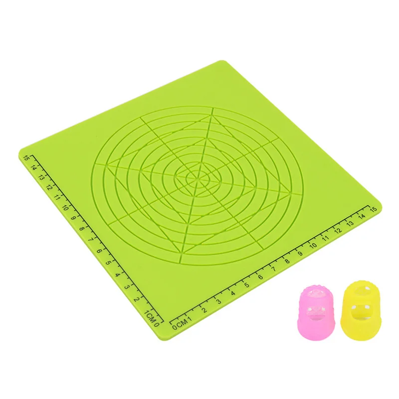 3D печать Ручка Силиконовый дизайн коврик с базовым шаблоном 2 силиконовыми
