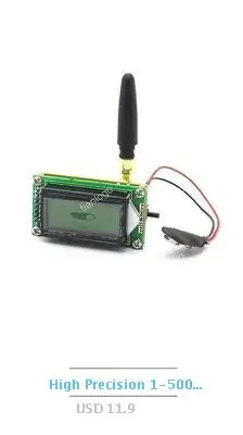 Dykb 2,4 ГГц цифровой светодиодный счетчик частоты кварцевого осциллятора тест 8-разрядный светодиодная цифровая трубка