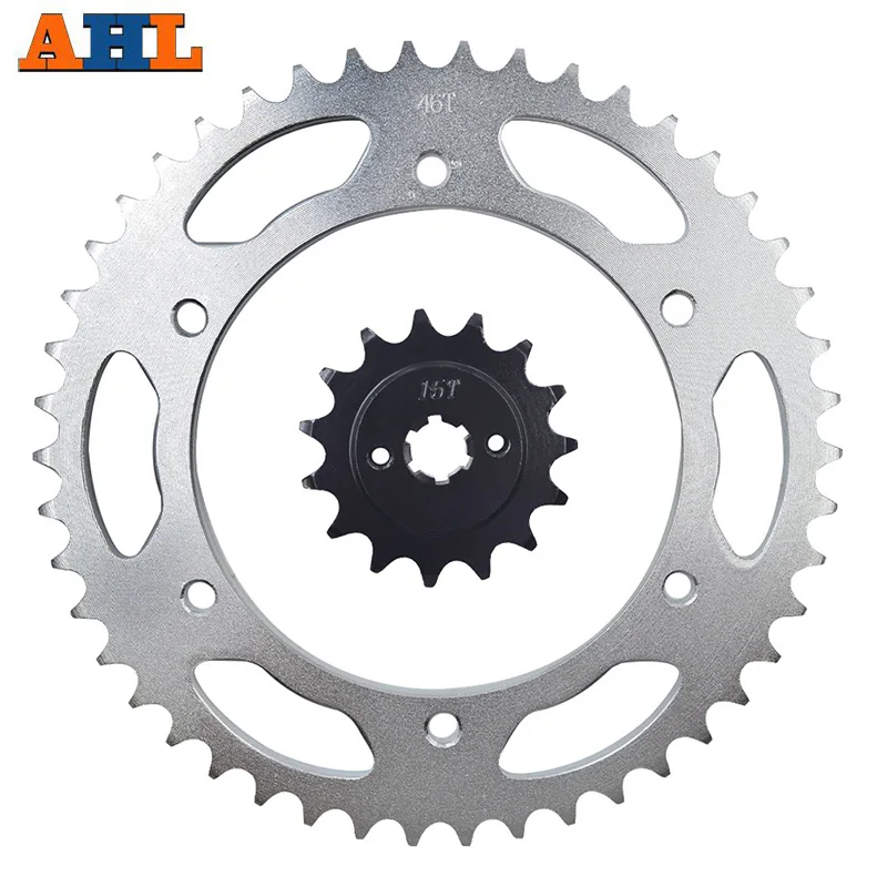 Передняя и задняя звездочки AHL 520 для мотоцикла 13T 46T 14T 15T HYOSUNG GT250 R Sport Comet FI EFI Pi