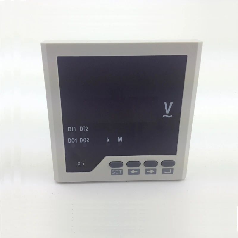 96*96 мм однофазный вольтметр переменного тока цифровой дисплей измеритель