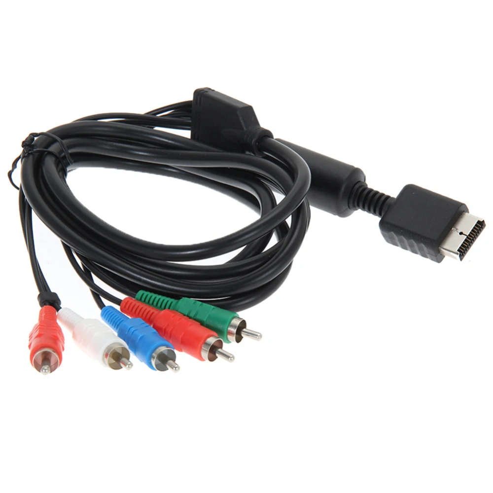 Новинка 1,8 м 6 футов HDTV AV аудио видео компонентный кабель для PS2 PS3 игровой кабель Шнур Аудио Видео компонентные кабели для sony PS2 PS3
