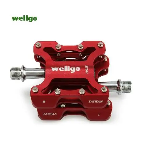 Wellgo KC001 с зарядными устройствами без quick Release Quick Release велосипедные Педали Дорожный велосипед Сверхлегкая педаль MTB велосипедные педали