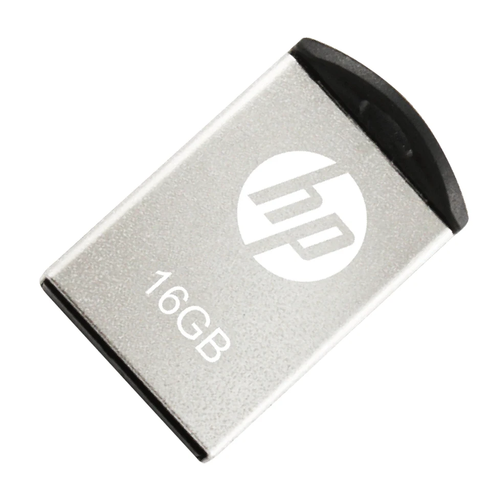 Droshipping hp USB Flash 16 ГБ 32 ГБ цена Memory Stick металлический драйвер V222W диск на ключ автомобиля DJ Cle USB Pendrive