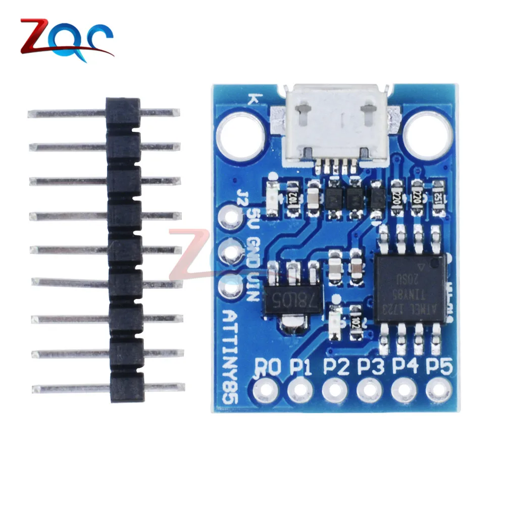 Attiny85 Digispark Kickstarter модуль макетной платы для Arduino встроенный USB 500ma 5V регулятор 8k