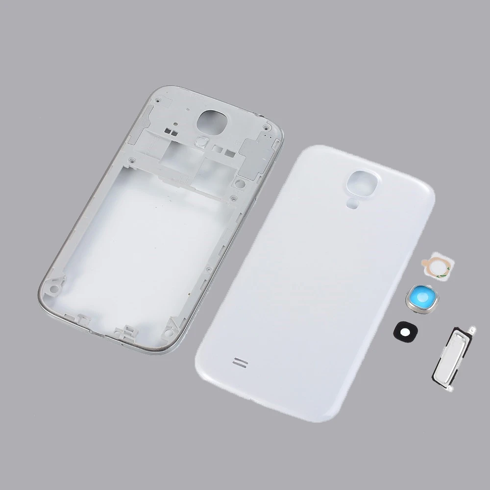 Корпус для Samsung Galaxy S4 I9500 I337 i9505 i747 крышка средней рамки объектива камеры + задней