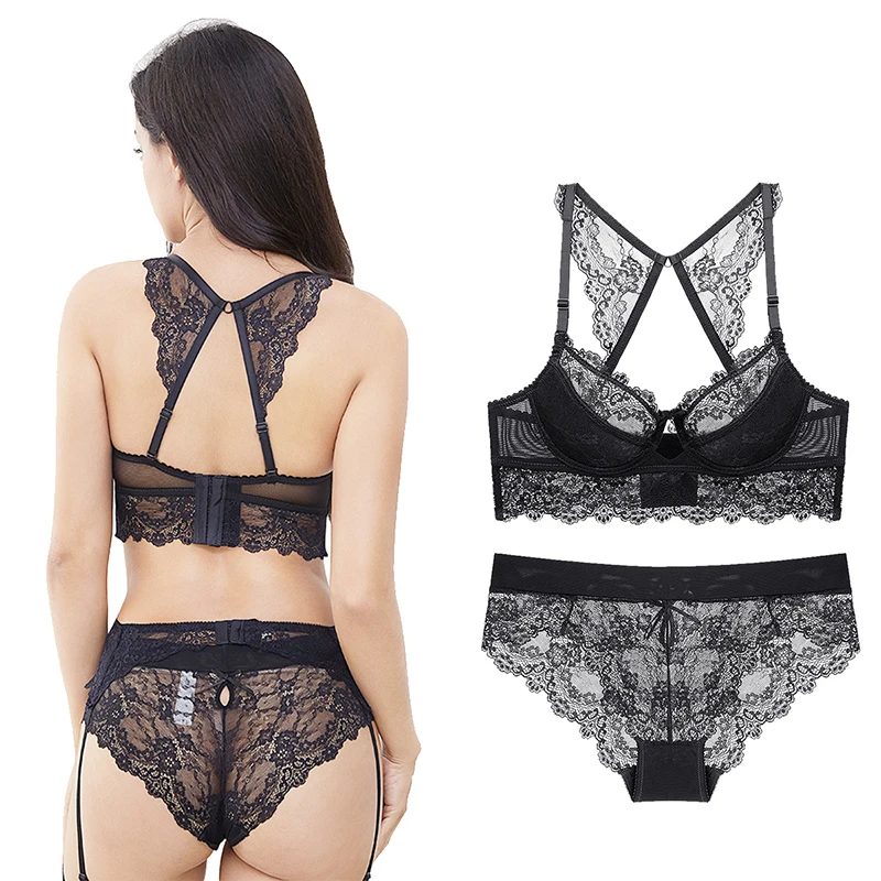 Комплект сексуального кружевного нижнего белья CYHWR бюстгальтер + трусики
