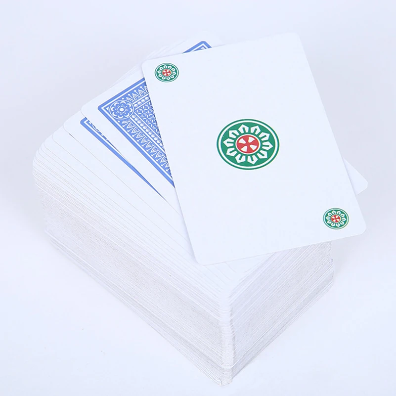 144 шт. китайские маджонг КАРТЫ образования Смешные традиционные игровая