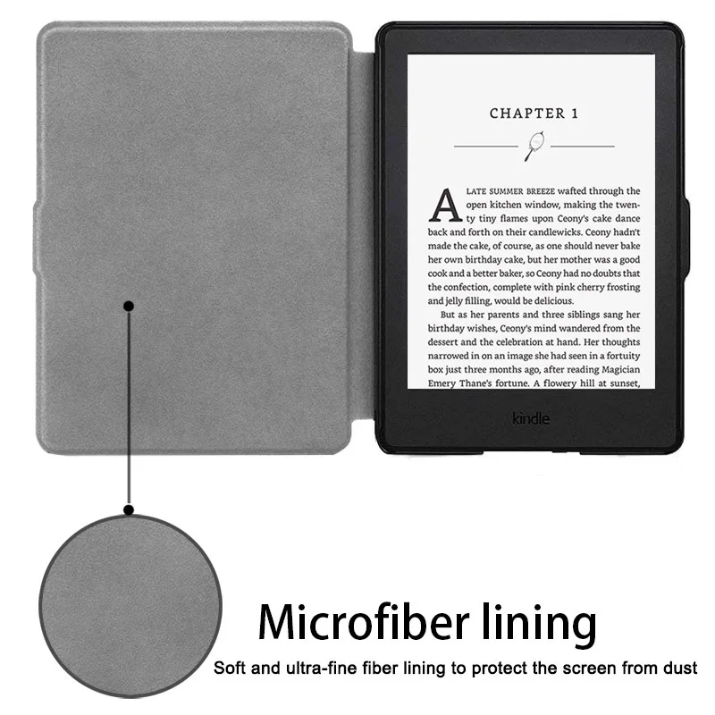 Чехол BOZHUORUI для Kindle 8-го поколения электронная книга (модель SY69JL) легкий умный