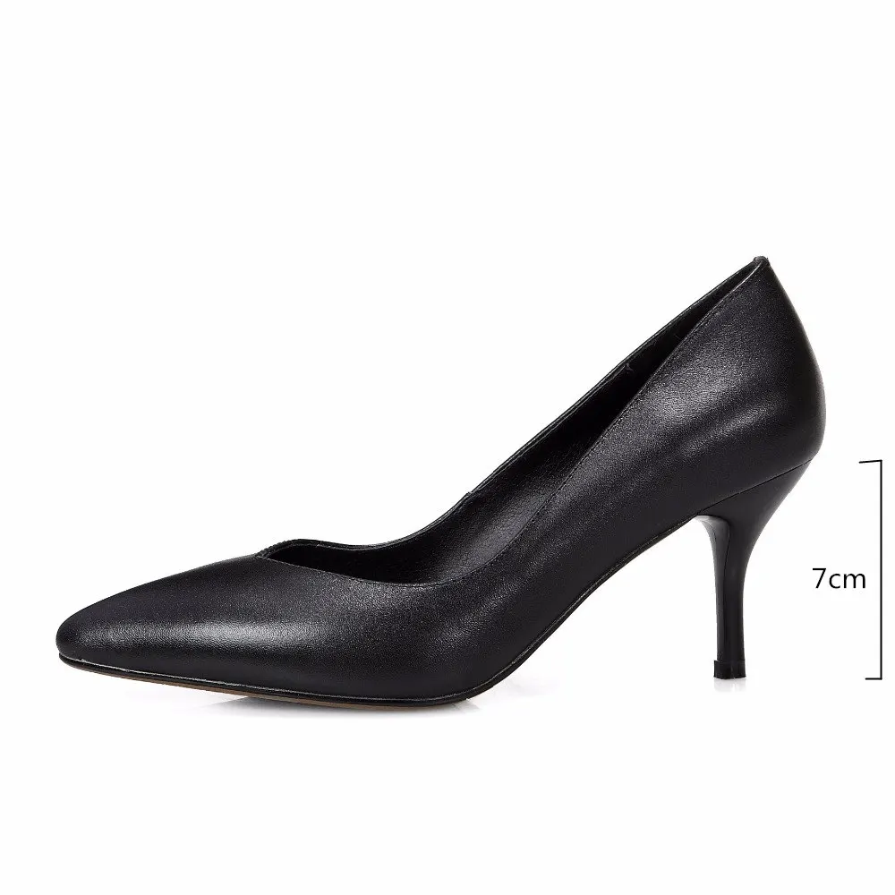 Туфли лодочки женские из натуральной кожи на высоком каблуке размеры 34 43|white shoes