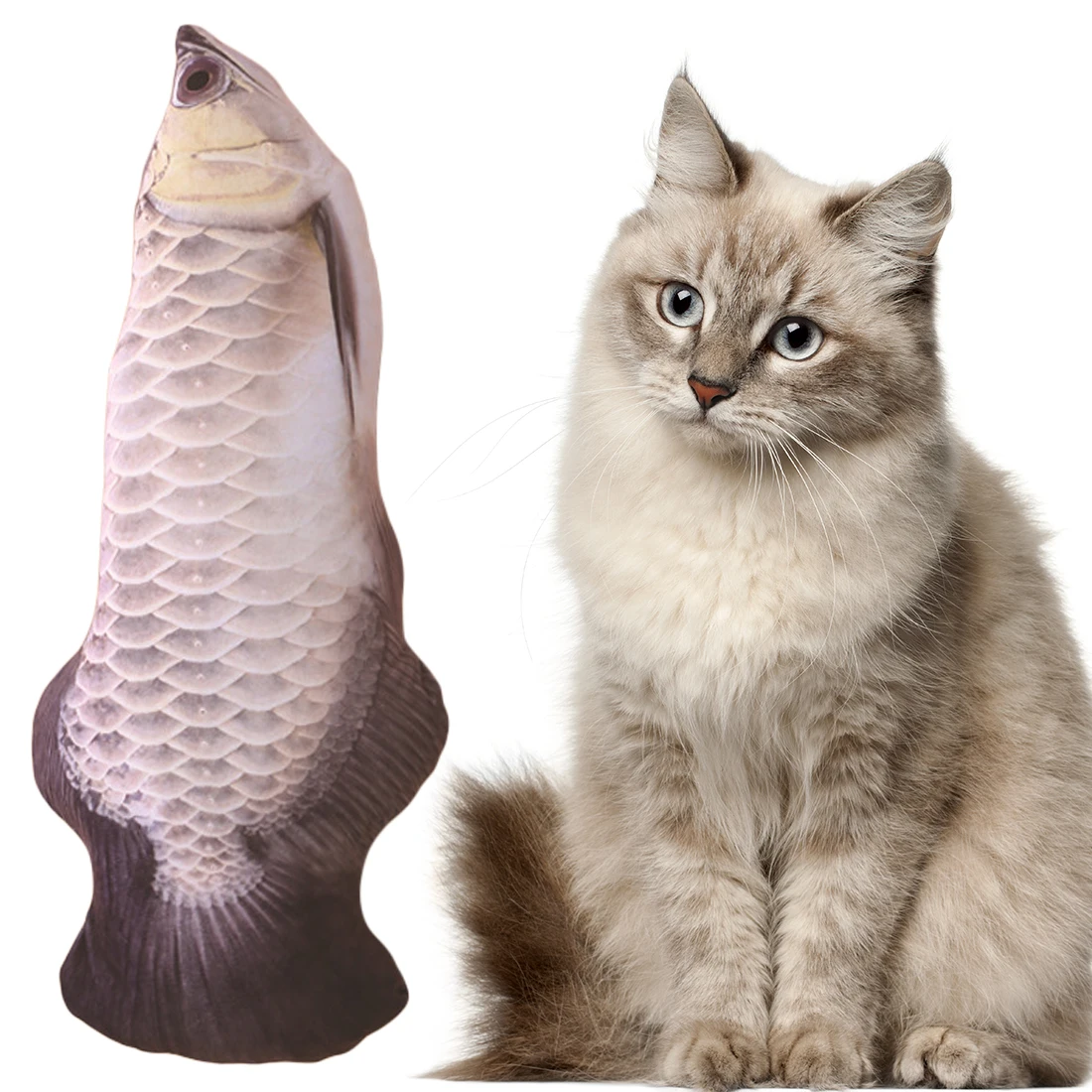 3D креативный питомец, кошка, котенок, жевательные игрушки для кошек, кошачья мята, мягкая Рыбка, интерактивный котенок, продукт для кошек, имитация рыбы, играющая игрушка