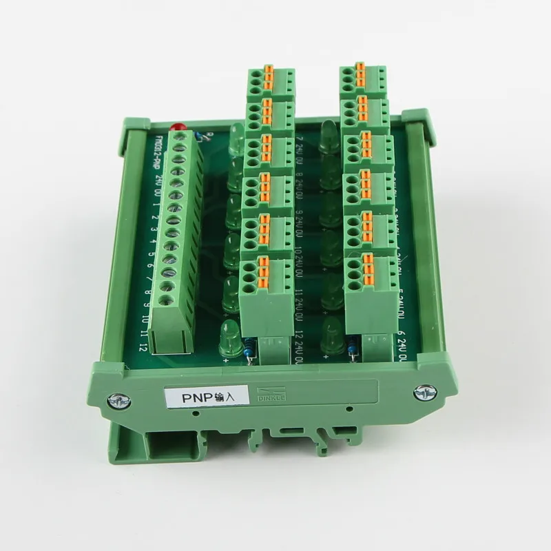 PLC 12 канальный 2 проводной 3 вход NPN пружинное соединение IO фотоэлектрический