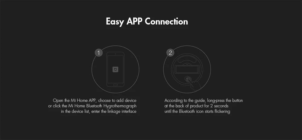 Mijia умный термостат точность температура цифровой беспроводной Bluetooth измеритель влажности работает на приложении с батареей