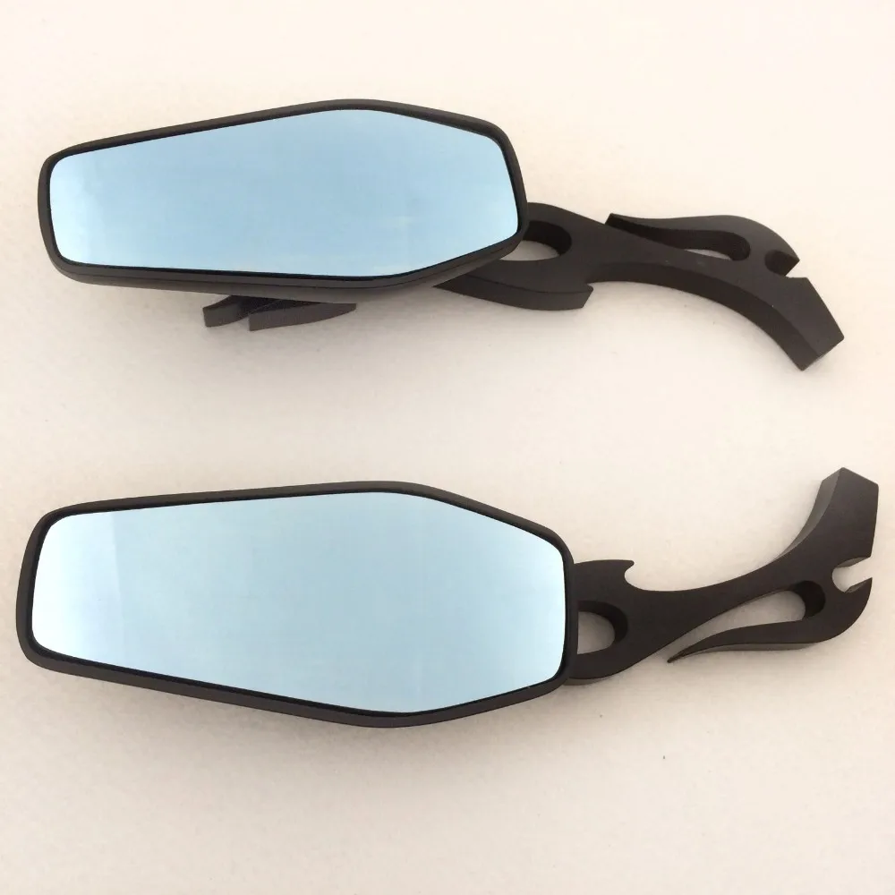 Aftermarket free shipping motorcycle accessories retroviseur moto Custom Mirrors Fire Flame Stem For All Honda Kawasaki Suzuki | Автомобили
