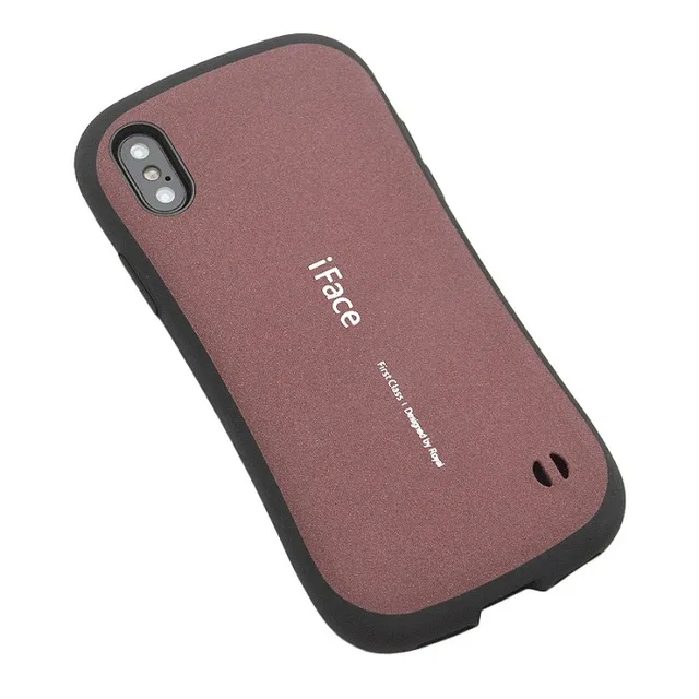 Red IFace PC матовый противоударный чехол для телефона для iphone 6, 6 S, 7, 8 Plus, X, XR, XS Max, задняя крышка, Защитный матовый жесткий чехол, чехол для iphone X, чехол - Цвет: Red