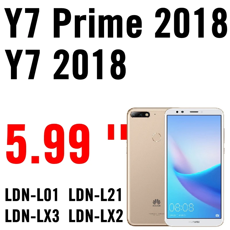 Y7 2018 Honor 7C 7A Pro 7X8X9 Lite 10 кожаный флип-чехол для huawei P Smart Plus Nova 3 3i mate 20 P10 P20 P8 P9 Lite мини-Чехол-кошелек - Цвет: Y7 2018