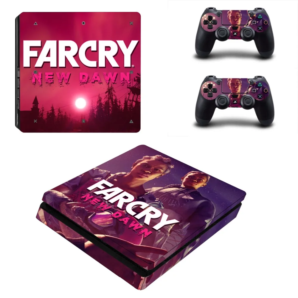 Наклейка Farcry Far Cry New Dawn PS4 Slim наклейка для консоли PlayStation 4 и контроллера Виниловая |