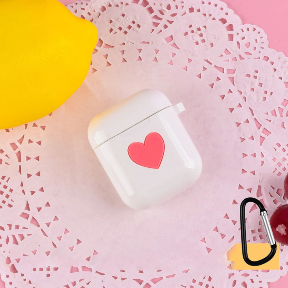 Силиконовый чехол DOITOP Love Heart для Apple Пыленепроницаемый Чехол наушников s